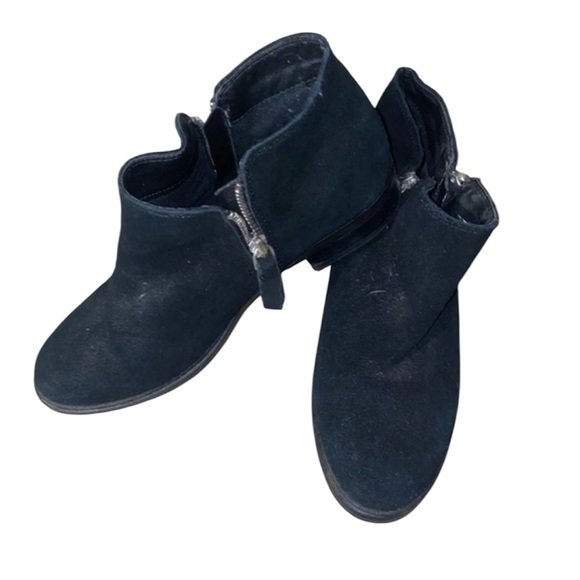 Polo Ralph Lauren Shira Black Casual Low Heel Ankle Booties Women’s Size 7.5 - Picture 2 of 7